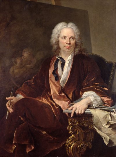 Portrait of Louis Galloche by Louis Tocqué